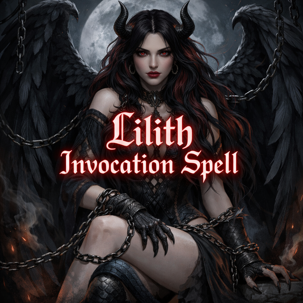 Lilith’s Nocturnal Pact – Invocation Spell for Passionate Visits and Erotic Embraces