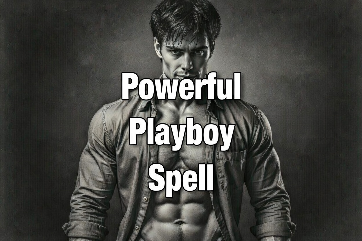 Powerful Playboy Spell – Become Irresistible Ritual, Seduction Magic, Explosive Sexual Magnetism