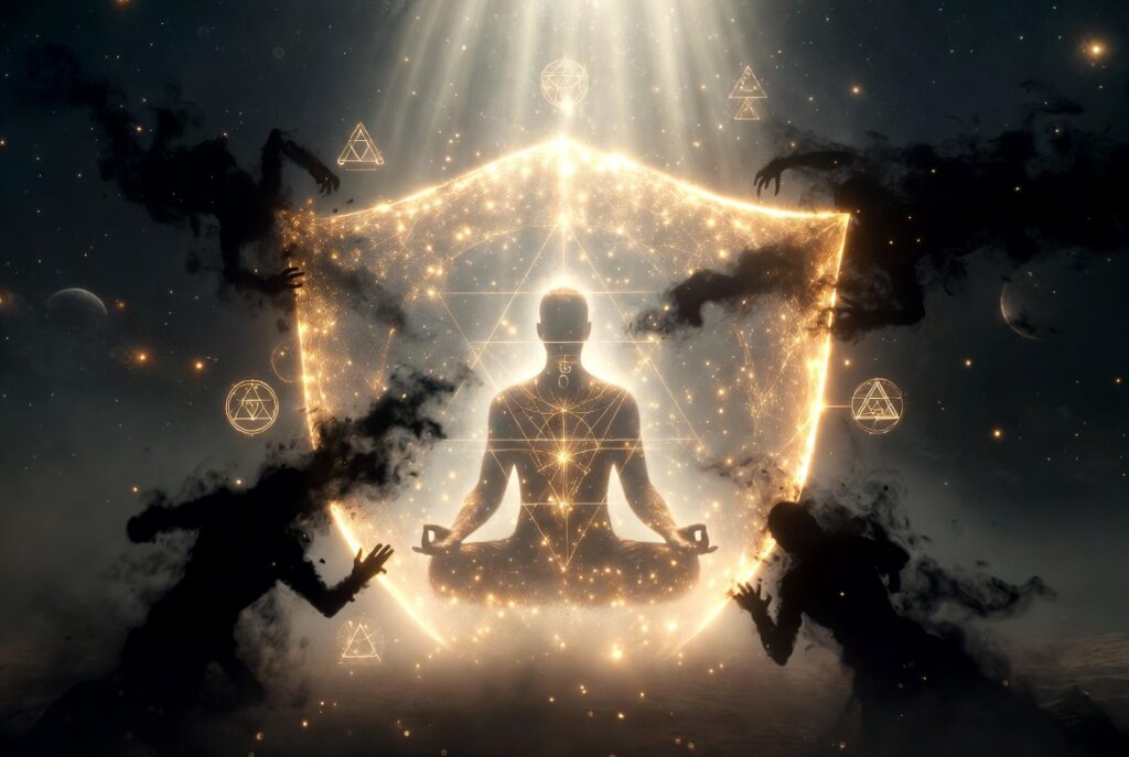 Powerful Golden Spiritual Protection Shield - Negative Entities and Curses Cannot Reach You - Curse Removal Meditation.